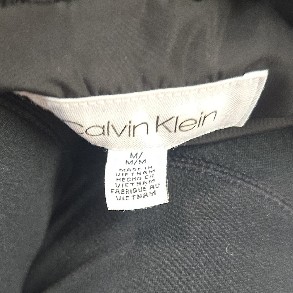 Calvin Klein Black Vest with Gold Accents - Picture 10 of 10